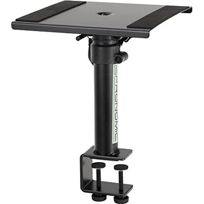 Pronomic SLS-36K BK Soporte de Mesa con Abrazadera para Monitores Soporte para altavoces con abrazadera de mesa, Altura ajustable de 24, 5 cm a 41, 5 cm, Pasador de seguridad, Peso: 1, 6 kg Pronomic SLS-36K BK Soporte de Mesa con Abrazadera para Monitores Soporte para altavoces con abrazadera de mesa, Altura ajustable de 24, 5 cm a 41, 5 cm, Pasador de seguridad, Peso: 1, 6 kg