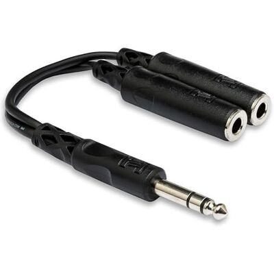 Hosa YPP118 Cable en Y jack TSR (6.3 mm) Hosa YPP118 Cable en Y jack TSR (6.3 mm)