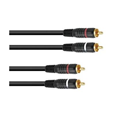 Omnitronic Cables de Conexión Audio conector 2 conector Rca (M) 2 conector Rca (M) 10 Mt Omnitronic Cables de Conexión Audio conector 2 conector Rca (M) 2 conector Rca (M) 10 Mt