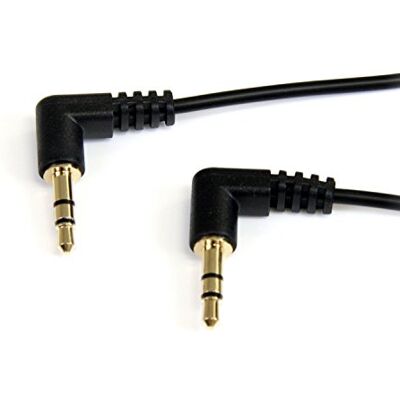 StarTech Cable Delgado de Audio 1,8m 3,5mm Acodado, M/M (MU6MMS2RA) StarTech Cable Delgado de Audio 1,8m 3,5mm Acodado, M/M (MU6MMS2RA)