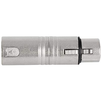 Pronomic Adaptador AD-XF5XM3 5 polos XLR hembra/ 3 polos XLR macho Conector XLR hembra de 5 polos a conector XLR macho de 3 polos, Cableado listo para usar, Construcción robusta Pronomic Adaptador AD-XF5XM3 5 polos XLR hembra/ 3 polos XLR macho Conector XLR hembra de 5 polos a conector XLR macho de 3 polos, Cableado listo para usar, Construcción robusta