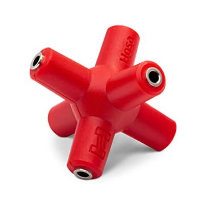 Hosa GMM-105, Knucklebone, 1-to-5 Signal Splitter, 1PC Hosa GMM-105, Knucklebone, 1-to-5 Signal Splitter, 1PC