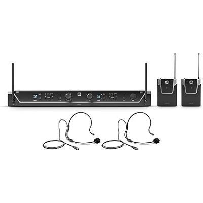 LD Systems BPH 2 Dual Sistema de micrófono inalámbrico con 2 x bodypack y 2 x micrófonos 655-679 MHz LD Systems BPH 2 Dual Sistema de micrófono inalámbrico con 2 x bodypack y 2 x micrófonos 655-679 MHz