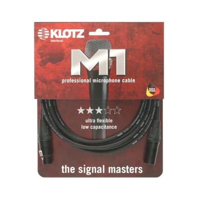 Klotz m1fm1 N0100 Cable Micrófono Klotz m1fm1 N0100 Cable Micrófono