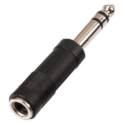 Soundsation Adattatore Jack Femmina 6.3mm Jack Maschio 6.3mm STEREO (conf. 1 pezzo) Soundsation Adattatore Jack Femmina 6.3mm Jack Maschio 6.3mm STEREO (conf. 1 pezzo)