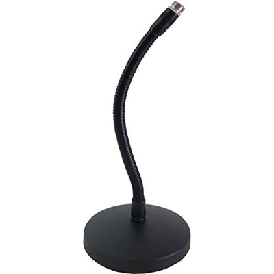 keepdrum BK Trípode de mesa para micrófono, con cuello de cisne keepdrum BK Trípode de mesa para micrófono, con cuello de cisne