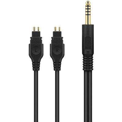 Sennheiser Auriculares Cable accesorio original Cable equilibrado de 1,8 metros con conector de 4,4 mm para auriculares audiófilos HD 600 Series Sennheiser Auriculares Cable accesorio original Cable equilibrado de 1,8 metros con conector de 4,4 mm para auriculares audiófilos HD 600 Series