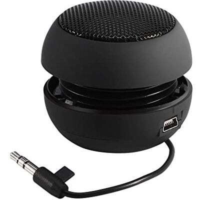 VBESTLIFE Mini Altavoz Estéreo Portátil al Aire Bibre Travel 3.5mm Batería Incorporada para Teléfono móvil/ MP3 /PC/iPod(Negro) VBESTLIFE Mini Altavoz Estéreo Portátil al Aire Bibre Travel 3.5mm Batería Incorporada para Teléfono móvil/ MP3 /PC/iPod(Negro)