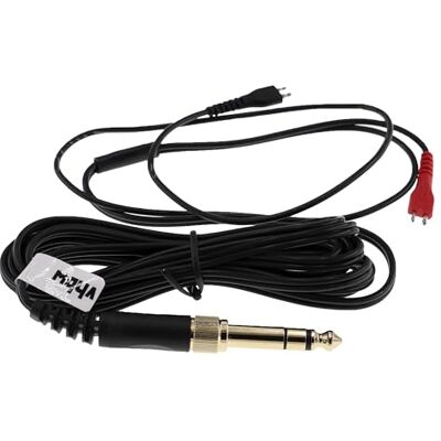 vhbw Cable audio AUX compatible con Sennheiser HD 520 HD 520 II, HD 490 II auriculares Cable audio 3,5 mm (clavija jack) a 6,3 mm, 11,2 cm, negro vhbw Cable audio AUX compatible con Sennheiser HD 520 HD 520 II, HD 490 II auriculares Cable audio 3,5 mm (clavija jack) a 6,3 mm, 11,2 cm, negro