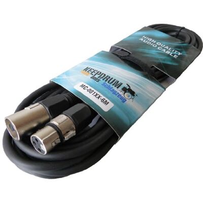 keepdrum MC de 001 x x 6 m Cable de micrófono XLR Female – XLR Male keepdrum MC de 001 x x 6 m Cable de micrófono XLR Female – XLR Male