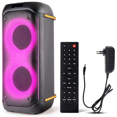 Pyle Altavoz Grande, Bluetooth, Portátil, Sistema True Wireless Stereo, con Bolsa de Transporte y tripode Pyle Altavoz Grande, Bluetooth, Portátil, Sistema True Wireless Stereo, con Bolsa de Transporte y tripode