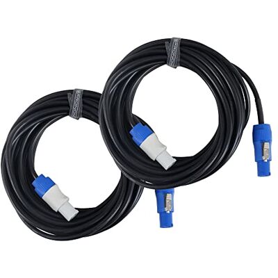 Pronomic Power Twist 10 Cable de Alimentación 10m 2x Set, 5 mm² Pronomic Power Twist 10 Cable de Alimentación 10m 2x Set, 5 mm²