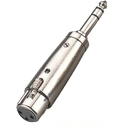 Soundsation Adaptador Jack stereo 6.3mm macho XLR hembra Soundsation Adaptador Jack stereo 6.3mm macho XLR hembra