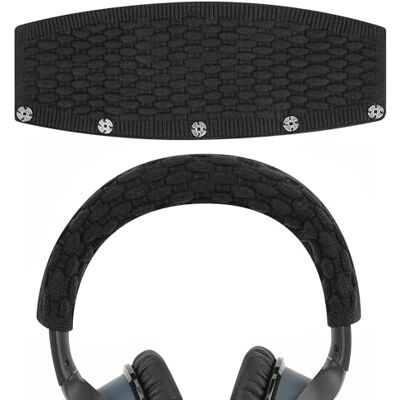 GEEKRIA Cubierta Tejida para Diadema Compatible con Auriculares Bose QC35 II, QC25, QC15 y QC2, Funda Protectora Acolchada de Repuesto (Negra) GEEKRIA Cubierta Tejida para Diadema Compatible con Auriculares Bose QC35 II, QC25, QC15 y QC2, Funda Protectora Acolchada de Repuesto (Negra)