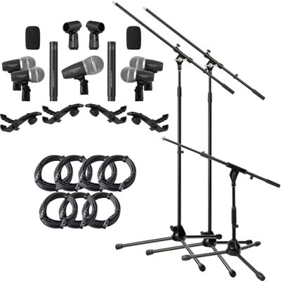 Pronomic DMS-7 Set de Micrófonos para Batería, Micrófono para Bombo DMS-7A Rango de frecuencia: 50 Hz 15 kHz, Sensibilidad: 60 dB (± 3 dB), Impedancia de salida: 500 Ohmios (± 30%) @ 1 kHz, 5 kg Pronomic DMS-7 Set de Micrófonos para Batería, Micrófono para Bombo DMS-7A Rango de frecuencia: 50 Hz 15 kHz, Sensibilidad: 60 dB (± 3 dB), Impedancia de salida: 500 Ohmios (± 30%) @ 1 kHz, 5 kg