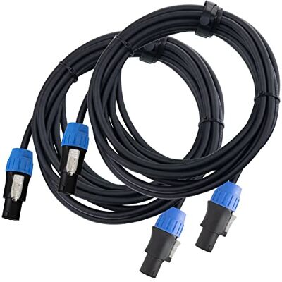 Pronomic pro-line Cable de Altavoz Compatible con Speakon 5m Juego Conectores: 2 polos compatible con Speakon, Sección del cable: 2x 2, 5 mm², Longitud: 5 m, Color del revestimiento: negro Pronomic pro-line Cable de Altavoz Compatible con Speakon 5m Juego Conectores: 2 polos compatible con Speakon, Sección del cable: 2x 2, 5 mm², Longitud: 5 m, Color del revestimiento: negro
