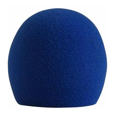 Shure Parabrisas de espuma para todos los micrófonos tipo bola , color Azul Shure Parabrisas de espuma para todos los micrófonos tipo bola , color Azul