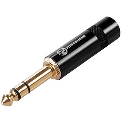 Soundsation Connettore Yongsheng by Neutrik® 6.3mm Jack STEREO maschio (scatola 25 pz) Soundsation Connettore Yongsheng by Neutrik® 6.3mm Jack STEREO maschio (scatola 25 pz)