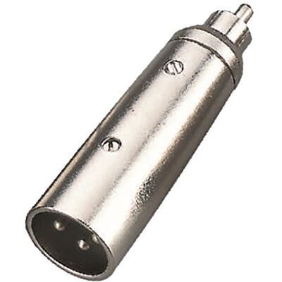 Soundsation Adattatore XLR Maschio RCA Maschio (conf. 1 pezzo) Soundsation Adattatore XLR Maschio RCA Maschio (conf. 1 pezzo)