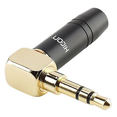 Hicon Connector Conector mini jack de 3,5 mm Male Stereo acodado 90 ° para soldar Hi de j35sa Hicon Connector Conector mini jack de 3,5 mm Male Stereo acodado 90 ° para soldar Hi de j35sa