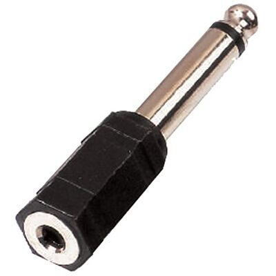Soundsation Adattatore Jack Maschio 6.3mm MONO Jack Femmina 3.5mm (conf. 1 pezzo) Soundsation Adattatore Jack Maschio 6.3mm MONO Jack Femmina 3.5mm (conf. 1 pezzo)