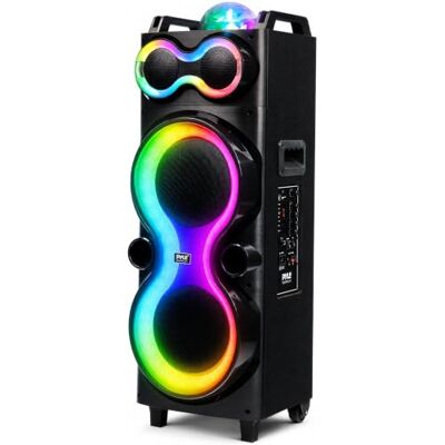 Pyle Altavoz Grande, Bluetooth, Portátil, Sistema True Wireless Stereo, Pantalla LED Pyle Altavoz Grande, Bluetooth, Portátil, Sistema True Wireless Stereo, Pantalla LED