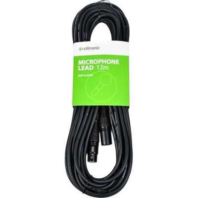 Citronic Chord Classic Xlr Mf 12.0M Black Citronic Chord Classic Xlr Mf 12.0M Black