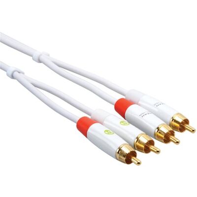 Hosa Technology RCA/RCA, 3 m cable de audio 2 x RCA Blanco Cables de audio (3 m, 2 x RCA, 2 x RCA, 3 m, Blanco) Hosa Technology RCA/RCA, 3 m cable de audio 2 x RCA Blanco Cables de audio (3 m, 2 x RCA, 2 x RCA, 3 m, Blanco)