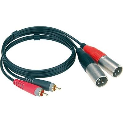 Cable Klotz AT-CM0300 3m Oro RCA a XLR Hembra Cable de Audio Cable Klotz AT-CM0300 3m Oro RCA a XLR Hembra Cable de Audio