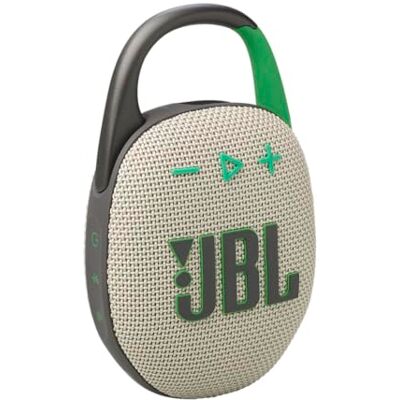 JBL Clip 5, Sonido Pro Ultra portátil, mosquetón rediseñado, hasta 12 Horas de Tiempo de reproducción más 3 Horas con Refuerzo de Tiempo de reproducción, Impermeable y Resistente al Polvo JBL Clip 5, Sonido Pro Ultra portátil, mosquetón rediseñado, hasta 12 Horas de Tiempo de reproducción más 3 Horas con Refuerzo de Tiempo de reproducción, Impermeable y Resistente al Polvo