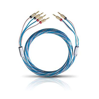 OEHLBACH Bi Tech 4B 200 Lautsprecherkabel-Set Bi-Wiring versilbert 2x2,5/2x4,0 mm² mit Banana-Verbinder 2 x 2 m (1 Paar) blau/kupfer OEHLBACH Bi Tech 4B 200 Lautsprecherkabel-Set Bi-Wiring versilbert 2x2,5/2x4,0 mm² mit Banana-Verbinder 2 x 2 m (1 Paar) blau/kupfer