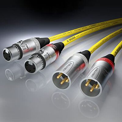 Hicon Sommer Cable de 2 m XLR NF / Phono Epilogue Quadcore Stereo Par Neutrik EMC Especial 360° Blindaje Conector – Hicon Sommer Cable de 2 m XLR NF / Phono Epilogue Quadcore Stereo Par Neutrik EMC Especial 360° Blindaje Conector –