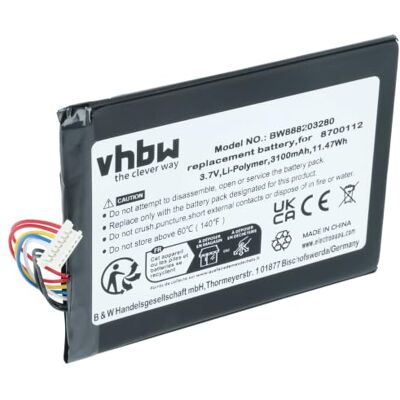 vhbw Batería Recargable Compatible con Bang & Olufsen BeoSound Moment altavoces, cajas acústicas, bafles (3100 mAh, 3,7 V, polímero de litio) vhbw Batería Recargable Compatible con Bang & Olufsen BeoSound Moment altavoces, cajas acústicas, bafles (3100 mAh, 3,7 V, polímero de litio)