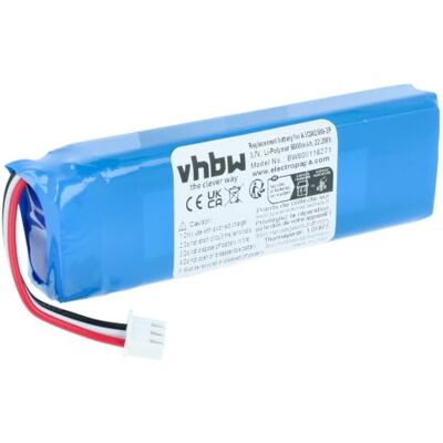 vhbw Batería Compatible con JBL Charge (1. generación) Altavoz Bluetooth Reemplaza AEC982999-2P (Li-polímero, 6000 mAh, 3,7 V) Repuesto vhbw Batería Compatible con JBL Charge (1. generación) Altavoz Bluetooth Reemplaza AEC982999-2P (Li-polímero, 6000 mAh, 3,7 V) Repuesto
