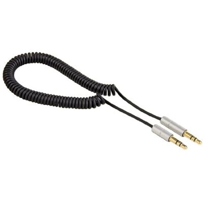 Hama Cable de audio Jack en espiral (3,5mm, conector macho a conector macho) Hama Cable de audio Jack en espiral (3,5mm, conector macho a conector macho)