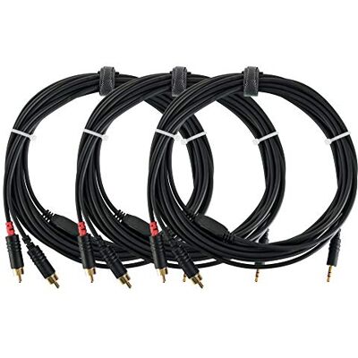 Pronomic Stage J3RC-6m Cable de Audio 3, Conectores: 3, Longitud: 6 m Pronomic Stage J3RC-6m Cable de Audio 3, Conectores: 3, Longitud: 6 m