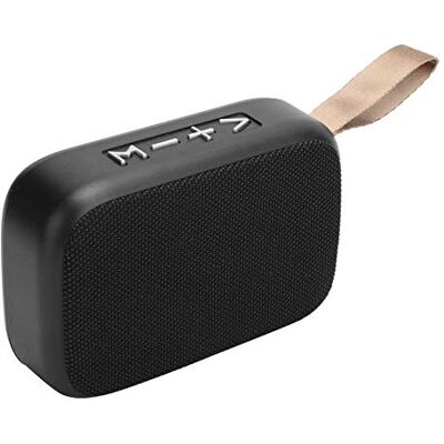 VBESTLIFE Altavoz Bluetooth, Subwoofer estéreo inalámbrico, Mini Reproductor de música USB portátil, con Radio FM, Llamadas Manos Libres, Interior/Exterior(Negro) VBESTLIFE Altavoz Bluetooth, Subwoofer estéreo inalámbrico, Mini Reproductor de música USB portátil, con Radio FM, Llamadas Manos Libres, Interior/Exterior(Negro)