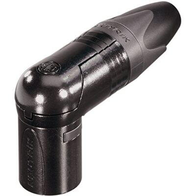 Neutrik XLR cable plug 90° 4 Cable plug/Angled XX/RX Soldering Connections Negro Neutrik XLR cable plug 90° 4 Cable plug/Angled XX/RX Soldering Connections Negro
