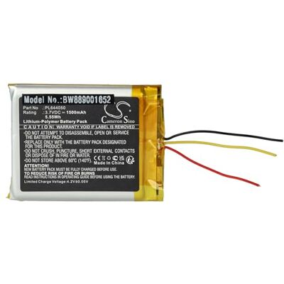 vhbw Batería reemplaza HyperX PL644050 para Auriculares inalámbricos cascos (1500 mAh, 3,7 V, Li-poli) vhbw Batería reemplaza HyperX PL644050 para Auriculares inalámbricos cascos (1500 mAh, 3,7 V, Li-poli)