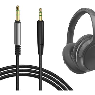 GEEKRIA Cable de audio compatible con Bose SoundTrue Around-Ear II/AE2, Soundlink On-Ear/II, cable estéreo de nylon trenzado de 2,5 mm de repuesto (4 ft / 1,2 m) GEEKRIA Cable de audio compatible con Bose SoundTrue Around-Ear II/AE2, Soundlink On-Ear/II, cable estéreo de nylon trenzado de 2,5 mm de repuesto (4 ft / 1,2 m)