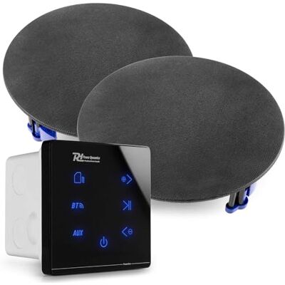 Power Dynamics Powerline A50B Amplificador Bluetooth con 2 Altavoces Techo Power Dynamics Powerline A50B Amplificador Bluetooth con 2 Altavoces Techo