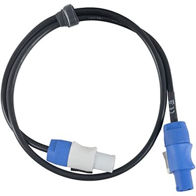 Pronomic Power Twist 1 Cable de Alimentación 1m, 5 mm², Color: Negro Pronomic Power Twist 1 Cable de Alimentación 1m, 5 mm², Color: Negro