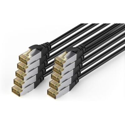 Digitus Cable de red para exteriores Cat 6A – 3 m – 10 unidades – 10 Gbit/s Digitus Cable de red para exteriores Cat 6A – 3 m – 10 unidades – 10 Gbit/s