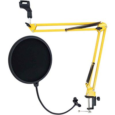 keepdrum NB35 YW Brazo articulado para micrófono + filtro antipop EMH keepdrum NB35 YW Brazo articulado para micrófono + filtro antipop EMH
