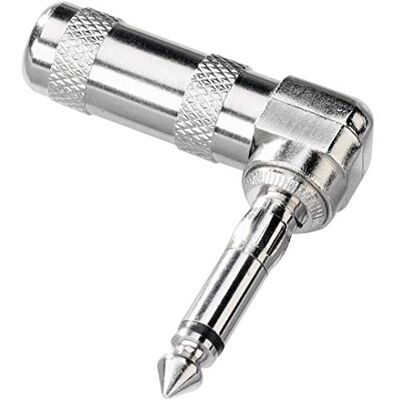 Soundsation Connettore 6.3mm jack MONO angolato in metallo (box 25 pezzi) Soundsation Connettore 6.3mm jack MONO angolato in metallo (box 25 pezzi)