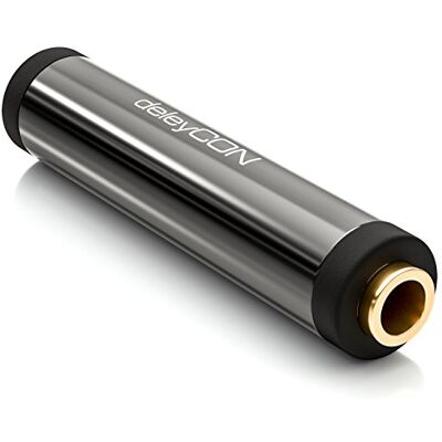 deleyCON Adaptador de Audio Estéreo Jack de 3,5mm Hembra a Jack de 3,5mm Hembra Negro deleyCON Adaptador de Audio Estéreo Jack de 3,5mm Hembra a Jack de 3,5mm Hembra Negro