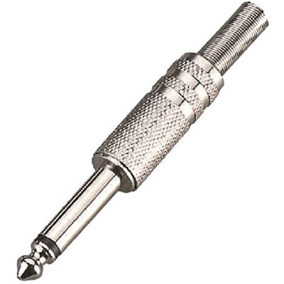 Soundsation Connettore 6.3mm jack MONO in metallo (box 25 pezzi) Soundsation Connettore 6.3mm jack MONO in metallo (box 25 pezzi)