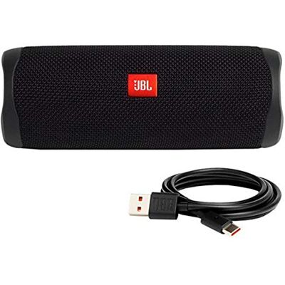 JBL Flip 5 Altavoz Bluetooth portátil Clasificación IPX7 resistente al agua Negro medianoche FLIP5BLK JBL Flip 5 Altavoz Bluetooth portátil Clasificación IPX7 resistente al agua Negro medianoche FLIP5BLK