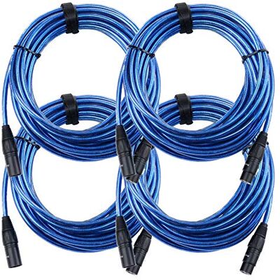 Pronomic Stage XFXM-Blue-10 Cable De Micrófono XLR 10 m Metallic Blue Set Pronomic Stage XFXM-Blue-10 Cable De Micrófono XLR 10 m Metallic Blue Set