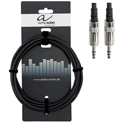 GEWA Conector de audio Pro Line 1,5 m, negro, clavija REAN, jack 3,5 mm estéreo (m) jack 3,5 mm estéreo (m), GEWA Conector de audio Pro Line 1,5 m, negro, clavija REAN, jack 3,5 mm estéreo (m) jack 3,5 mm estéreo (m),